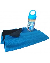 Микрофибърна охлаждаща кърпа - 100 x 30 cm, синя