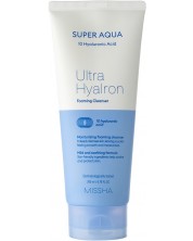 Missha Super Aqua Почистваща пяна 10x Ultra Hyalron, 200 ml -1
