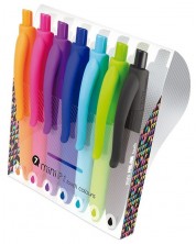 Комплект автоматични химикалки Milan - Mini P1 Touch, 7 цвята