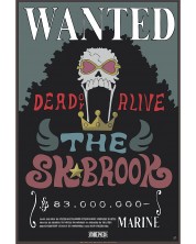 Мини плакат GB eye Animation: One Piece - Brook Wanted Poster (Series 2)