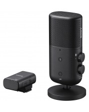 Безжична микрофонна система Sony - ECM-S1, черна -1