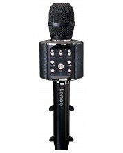 Микрофон Lenco - BMC-090BK, безжичен, черен