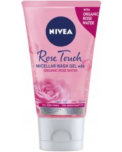 Nivea Rose Touch Мицеларен измиващ гел, 150 ml -1