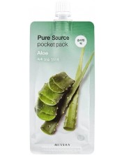 Missha Нощна маска Pure Source Pocket Aloe, 10 ml