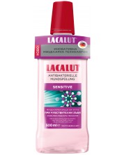 Lacalut Sensitive Мицеларна вода за уста, розова, 500 ml -1