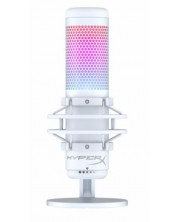Микрофон HyperX - QuadCast S, бял -1