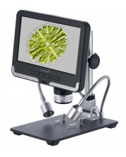 Микроскоп Levenhuk - DTX RC2, сив/черен -1