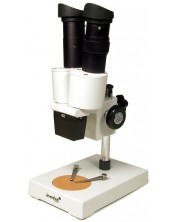 Микроскоп Levenhuk - 2ST, бинокулярен, бял -1