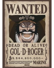 Мини плакат GB eye Animation: One Piece - Gol D. Roger Wanted Poster -1