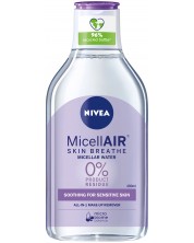 Nivea MicelAir Мицеларна вода за чувствителна кожа, 400 ml