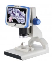 Микроскоп Levenhuk - Rainbow DM500 LCD, дигитален, бял
