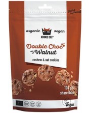Мини курабийки с двоен шоколад и орехи, 100 g, Kookie Cat -1