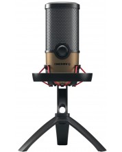 Микрофон Cherry - UM 9.0 Pro RGB, бронзов/черен -1