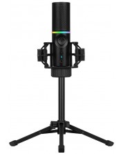 Микрофон Streamplify - Mic RGB, черен