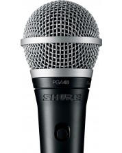 Микрофон Shure - PGA48-XLR, черен -1