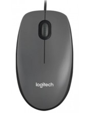 Мишка Logitech - M100, оптична, черна