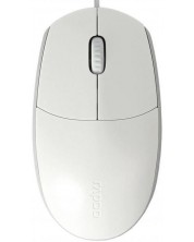 Мишка RAPOO - N100, оптична, бяла -1