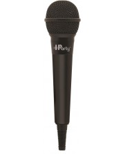 Микрофон Lexibook - iParty MIC100BK, черен -1