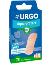 Aqua-protect Миещи се пластири, 3 размера, 20 броя, Urgo