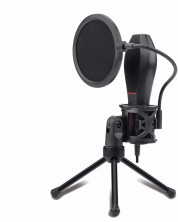 Микрофон Redragon - Quasar 2 GM200, стойка и филтър, черен -1