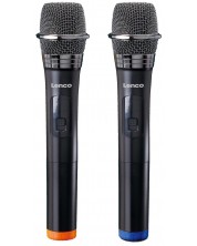 Микрофони Lenco - MCW-020BK, безжични, 2 бр., черни -1