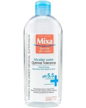 Mixa Мицеларна вода Optimal Tolerance, 400 ml -1