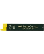 Мини графити Faber-Castell - Super-Polymer, 0.35 mm, HB, 12 броя