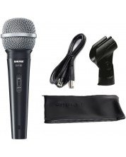 Микрофон Shure - SV100A, кабел + държач + калъф, черен