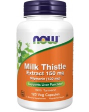 Milk Thistle Extract, 120 капсули, Now -1