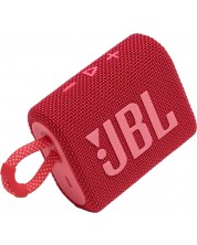 Портативна колонка JBL - Go 3, червена -1