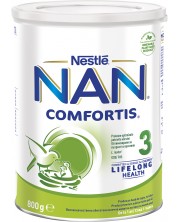 Млечна напитка на прах Nestle Nan - Comfortis 3, опаковка 800 g -1