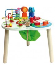 Многофункционална дървена маса за игра Acool Toy  -1