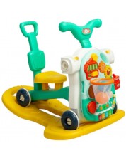 Многофункционална проходилка 5 в 1 Caretero Toyz - Turquise  -1