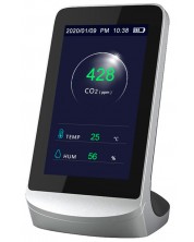 Монитор за качеството на въздуха Levenhuk - Wezzer Air MC60, сив