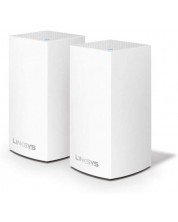 Wi-fi система Linksys - Velop WHW0102, 2.6Gbps, 2 модула, бяла -1