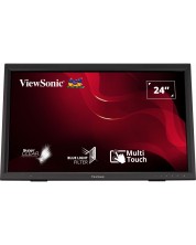 Монитор ViewSonic - TD2423, 23.6'', FHD, VA, 7ms, черен, Touch -1