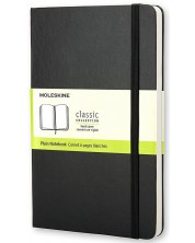 Тефтер с твърди корици Moleskine Classic – Черен, бели листове -1