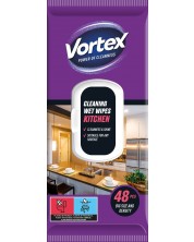 Мокри кърпи за почистване на кухня Vortex - 48 броя