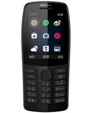 Мобилен телефон Nokia - 210 DS TA-1139, 2.4", 16MB, черен