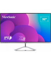 Монитор ViewSonic - VX3276-MHD-3, 31.5'', FHD, IPS, сребрист