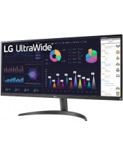 Монитор LG - 34WQ500-B UltraWide, 34'', IPS, 100Hz, 5ms, черен -1