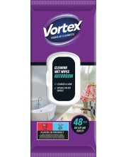 Мокри кърпи за почистване на баня Vortex - 48 броя -1