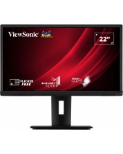 Монитор ViewSonic - VG2440, 22'', FHD, VA, Anti-Glare, черен -1