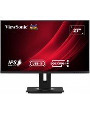 Монитор ViewSonic - VG2756-2K, 27'', QHD, IPS, USB Hub, черен -1