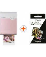 Мобилен принтер Canon - Selphy Square QX10, без консуматив, розов -1