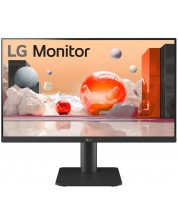 Монитор LG - 24MS550-B, 23.8'', FHD, IPS, Anti-Glare, черен -1