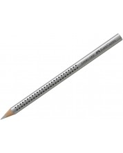 Молив Faber Castell - Jumbo Grip, металик, сребрист -1