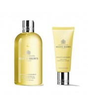 Molton Brown Комплект Orange & Bergamot - Душ гел и Крем за ръце, 100 + 40 ml -1