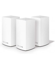 Wi-fi система Linksys - Velop WHW0103, 3.9Gbps, 3 модула, бяла