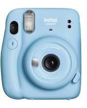Моментален фотоапарат Fujifilm - instax mini 11, син -1